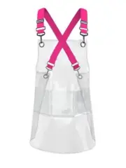 Cross-back Adjustable Apron With 3 Pockets Hair Salon Work Apron for Hair Sty...