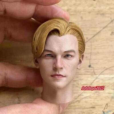 1/6 Head Sculpt Young Leonardo DiCaprio Fit 12'' Male Action Figure Body Toy