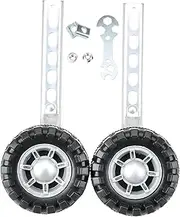 Oshhni Kids Bike Training Wheels Adjustable Stabilizers 12 14 16 18 20inch Children Bicycles Bicycling Auxiliary Wheels Rear Wheels, with Install Tool