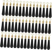 Abaodam Fishing Float Kit Anti-Tangle Floats 50pcs Rotating for Freshwater Saltwater Fishing Tackle