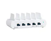Oxhorn PoverDelivery150W 5 Port (A+C) Fast Charging Dock with build-in rack5 Port USB-A USB-C PD3.0 QC4.0 PPS 100-240V AC input