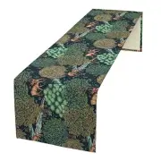 William Morris Original Design Green Table Runner 13x36inch William Morris-3