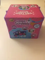Crayola© Scribble Scrubbie~Color & Clean Adorable Littlest Pet Tattoo Shop~NEW