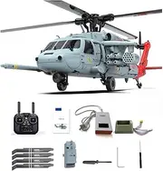 RC Helicopter with GPS for Adults, YU Xiang F09-H SH60 2.4G 8CH Brushless Motor RC Military Helicopter, 6G/3D Stunt Copter Aircraft Model with Controller (RTF Version)