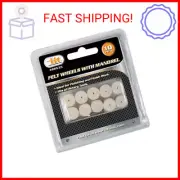 80535 Polishing Wheels with Mandrel, 10-Piece