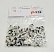 (QTY. 100) EOZ Slide Switch Black On-Off SPDT-CO 1K2 500 mA (09.03290.01)