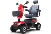 Equipmed ProRider Ultra Large-sized, High Power, Strong Climber, Varied Terrain, 200kg Capacity Mobility Scooter - Red
