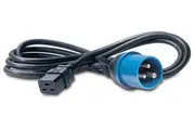 APC by Schneider Electric AP9876 Standard Power Cord - 2.50 m - IEC 60309 16A - 250 V AC - Black - 1 Each