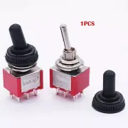 1PCS DPDT Mini Toggle Switch 6 Pin 2 Position ON/0N Miniature 5A 125V MTS-202MZ