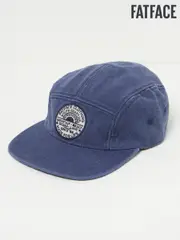 FatFace Blue 100% Cotton 5 Panel Patch Cap (AA7080) | $42