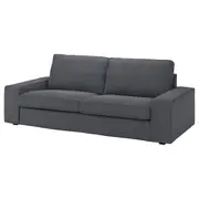 KIVIK 3-seat sofa, Gunnared medium grey