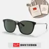 【RayBan 雷朋】方形金屬鏡腳太陽眼鏡(RB4333D-629271 55mm)