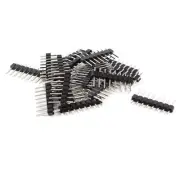 20pcs 2.54mm Pitch 1x8 8 Pin Straight PCB Socket Connector Pin Headers
