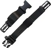 Adjustable Backpack Chest Strap Nylon 1 Inch Webbing，Sternum Straps for Backpack（Black）