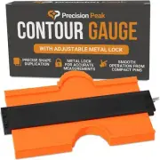10" Contour Gauge Tool with Lock - Precision Profile Scribe for Tile, Woodwor...