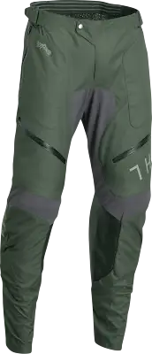 Thor Terrain In-the-Boot Pants 40 Army Green/Charcoal 2901-10435