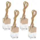 4Pcs 6ml Empty Car Hanging Perfume Bottle Diffuser Air Fresher