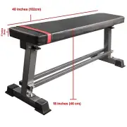 Standard Weight Training Benches Flat Utility Bench for Dumbbell Ab Exercises