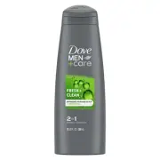 Dove Men+Care Fresh and Clean 2-in-1 Shampoo and Conditioner 12 fl oz