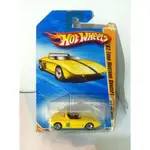 HOT WHEELS 2010 新款 62 福特野馬概念黃色粉色 DEED