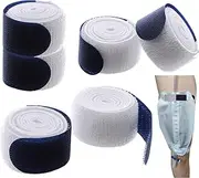 RZJSLSHANHAI 6 Pcs Urine Drainage Bag Strap Leg Bag Straps Leg Bag Straps Nephrostomy Bag Holder Holder Soft Elastic Fabric