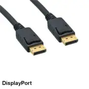 50ft DisplayPort 1.2 Male to Male Cable w/Latch 28AWG Gold-Plated 4K HD Monitor