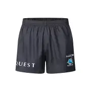 NRL 2025 Performance Gym Shorts - Cronulla Sharks - Adult - Mens