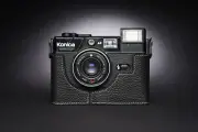 Genuine Real Leather Half Camera Case Bag Cover for Konica C35 EF3 Film Camera