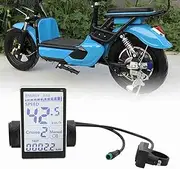 Weatherproof LCD Display Panel, 24V 36V 48V 60V Electric Bike LCD Meter, User - Friendly Control Screen for Electric Bike and Scooter