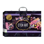 Kaleidoscope Etch Art Magical Creatures Carry Case Kids/Children Activity Kit