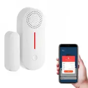 WiFi Smart Door Sensor, Wireless Door Window Detector Alarm with 2 Batteries,...