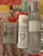 Crabtree and Evelyn Soap, body spray, and Anti-Perspirant lot
