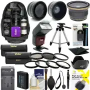 CANON EOS M6 Mirrorless DSLR FULL HD ACCESSORY KIT LENSES FLASH TRIPOD BACKPACK