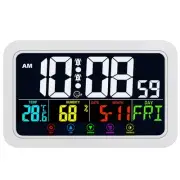 Digital Wall Clock, Digital Clock Battery Operated,8 Inch Desk Clock with5691