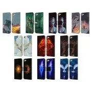 CHRISTOS KARAPANOS MYTHICAL ART LEATHER BOOK CASE FOR APPLE iPOD TOUCH MP3