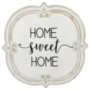 Willow & Silk Wooden 60cm 'Home Sweet Home' Plaque Sign Wall Art/Home/Room Decor