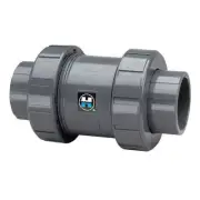 Hayward Flow Control Tc10100ste Check Valve, True Union, Ball, 1", Pvc/Epdm, S/T
