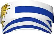 [Gelxicu] Cute Flag Hats Flag Patriotic Sport Sun Visor Hats Adjustable Flag Empty Top Baseball Cap Sun Hat for Women Men
