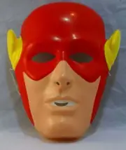Vintage The Flash Halloween Mask DC Comics Rubies Costume Co Justice League Y033