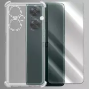 2in1 Soft Tempered Screen Protector Film TPU Case f T-Mobile OnePlus Nord N30 5G
