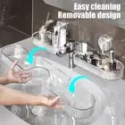 Scratch-proof Sink Rack Storage Suction Cup Sponge Holder with Capacity