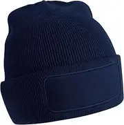 [Beechfield] Unisex Plain Winter Beanie Hat/Headwear (Ideal for Printing) (UK Size: One Size) (French Navy)