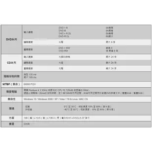 LITEON eBAU108 外接式DVD/燒錄/光碟機/原價屋