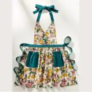 NWT Holly and Pear Lemon Fruit Boho Peasant Hipster Hippie Farmhouse Chic Apron