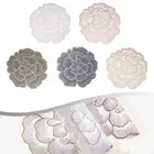 Elegant Thermal Insulated Dining Table Mat Set Featuring Flowers 6 PCS
