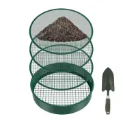 Soil Sifter Fine Mesh Stainless Steel Soil Sifter for Gardening Compost