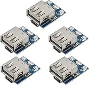 Be In Your Mind 5Pcs 3.7-5.5V USB and Micro Port Boost Power Module Lithium Battery Charging Protection Board 134N3P for DIY Charger LED Display Screen