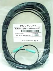 Polycom Audio Cable P/N 2457-24648-025 ASSY,CBL,3.5 MM Stereo 7.62M 25 ft.