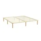 Bed Frame King Size Wooden Base Mattress Platform Timber Pine AMBA WD-AB