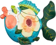 Blue Sky Ceramic Mrs. Lorelei Fish Teapot, 10 x 5.5 x 7" - NEW